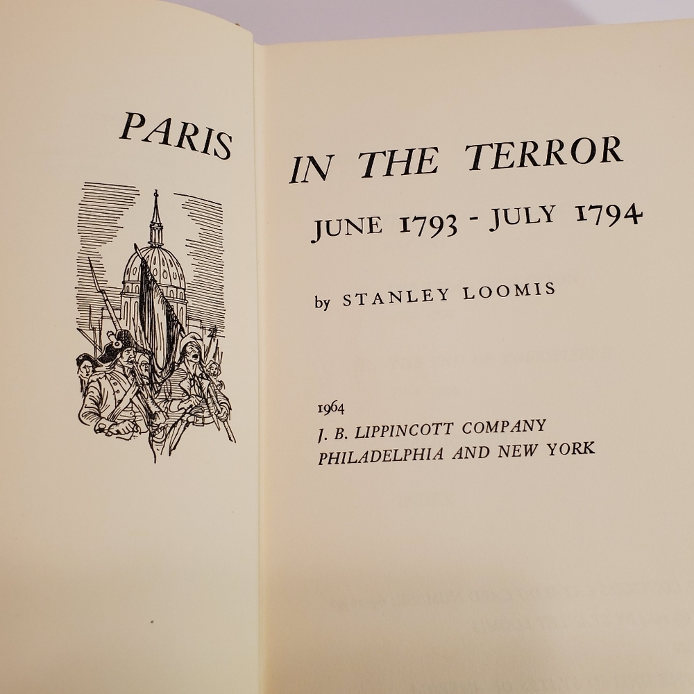 Paris in the Terror Hardcover Book Author: Stanley Loomis - Picture 6 of 7